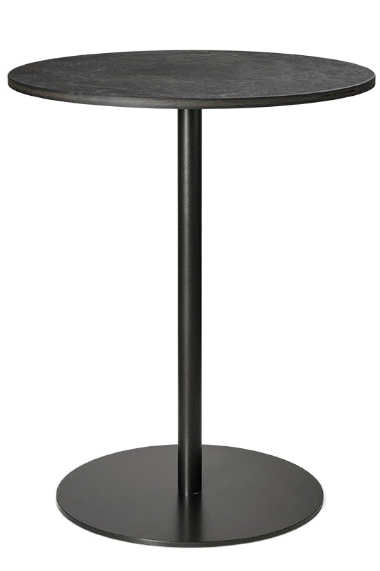 Cafétisch Café Table Ø 60 cm - aus Kaffeeresten, Coffee Waste Black