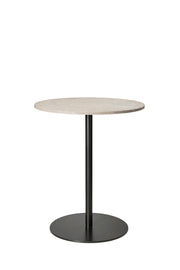 Mater Café Table – Wood Waste Grey – H 71,6 cm – Ø 60cm – Gesamtansicht