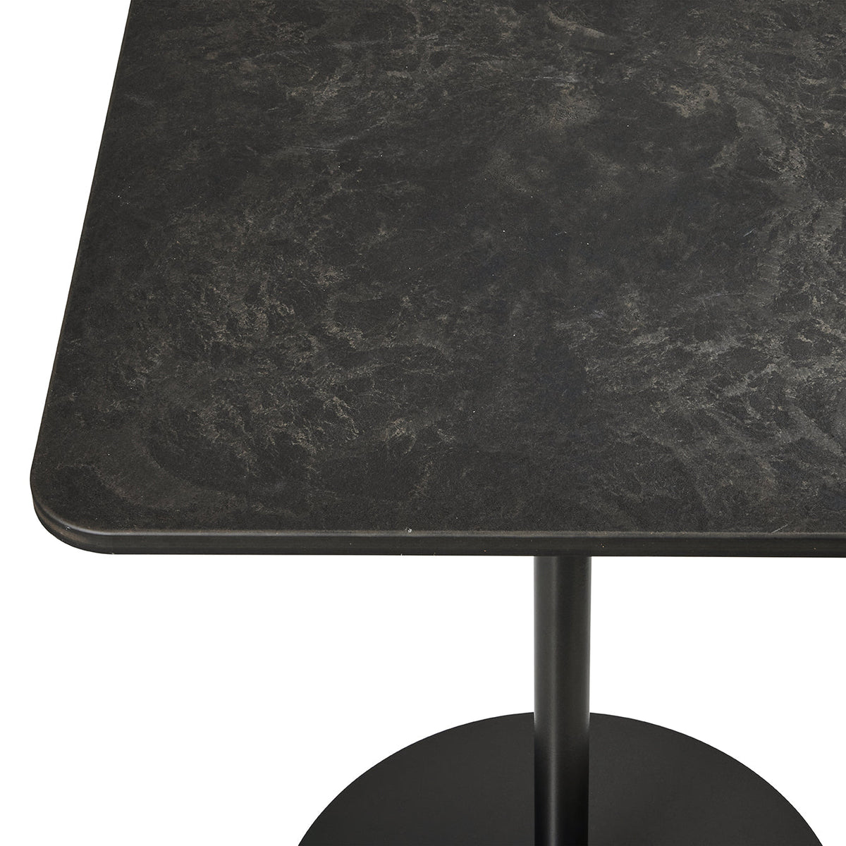 Mater Café Table – Coffee Waste Black – H 71,6 cm – 60 x 60cm – Materialdetail