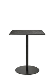 Mater Café Table – Coffee Waste Black – H 71,6 cm – 60 x 60cm – Gesamtansicht