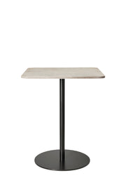 Mater Café Table – Wood Waste Grey – H 71,6 cm – 60 x 60cm – Gesamtansicht