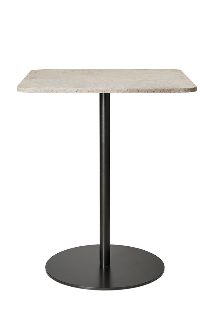 Cafétisch Café Table 60 × 60 cm - aus Holzresten, Wood Waste Grey