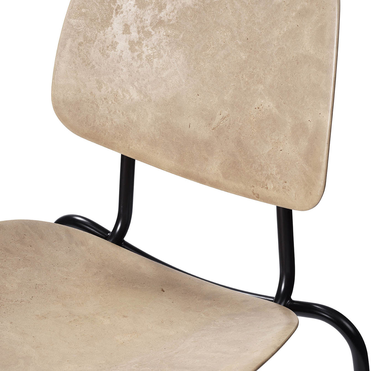 Mater Compound Esszimmerstuhl – Coffee Waste Light – Materialdetail