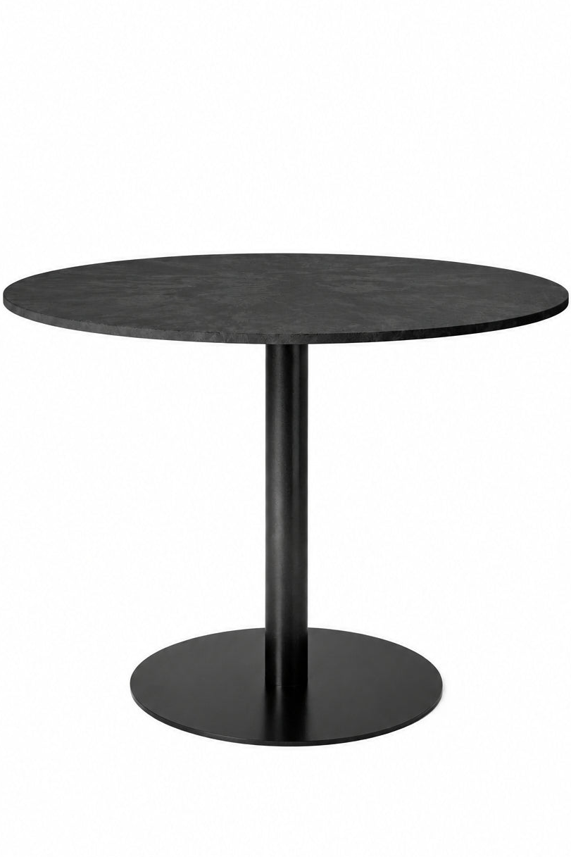 Esstisch Dining Table Ø 100 cm - aus Kaffeeresten, Coffee Waste Black