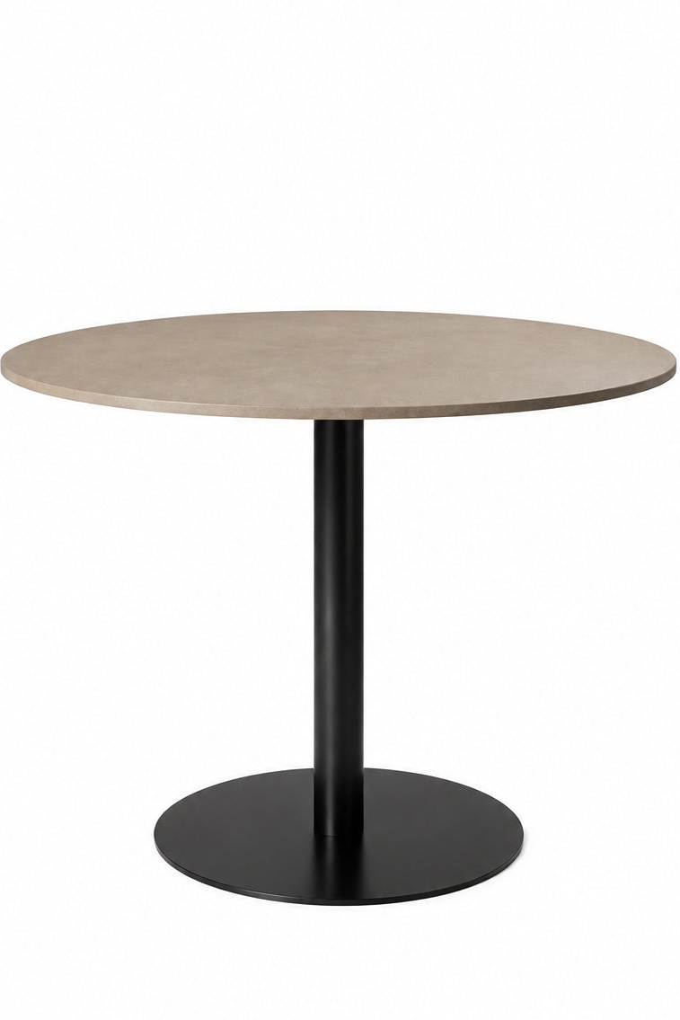Esstisch Dining Table Ø 100 cm - aus Kaffeeresten, Coffee Waste Light
