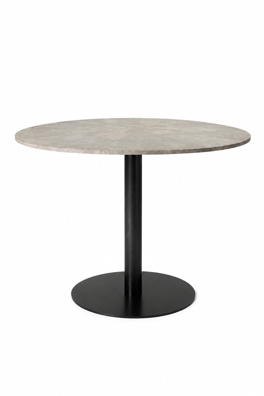 Mater Dining Table – Wood Waste Grey – runder Esstisch Ø 100 cm