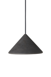 Mater Terra Pendelleuchte in Coffee Waste Black – Vorderansicht