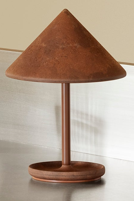 Akkuleuchte Terra - aus Kaffeeresten, Coffee Waste Rust Red
