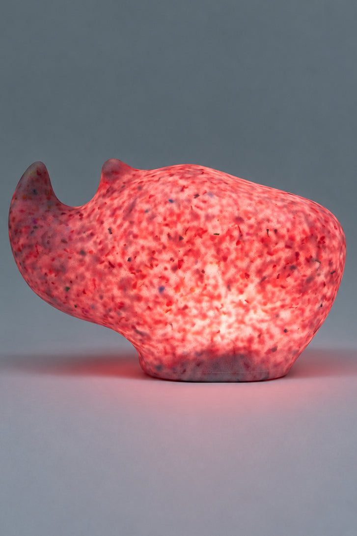 Rhino-Lampe strawberry, Ansicht 1