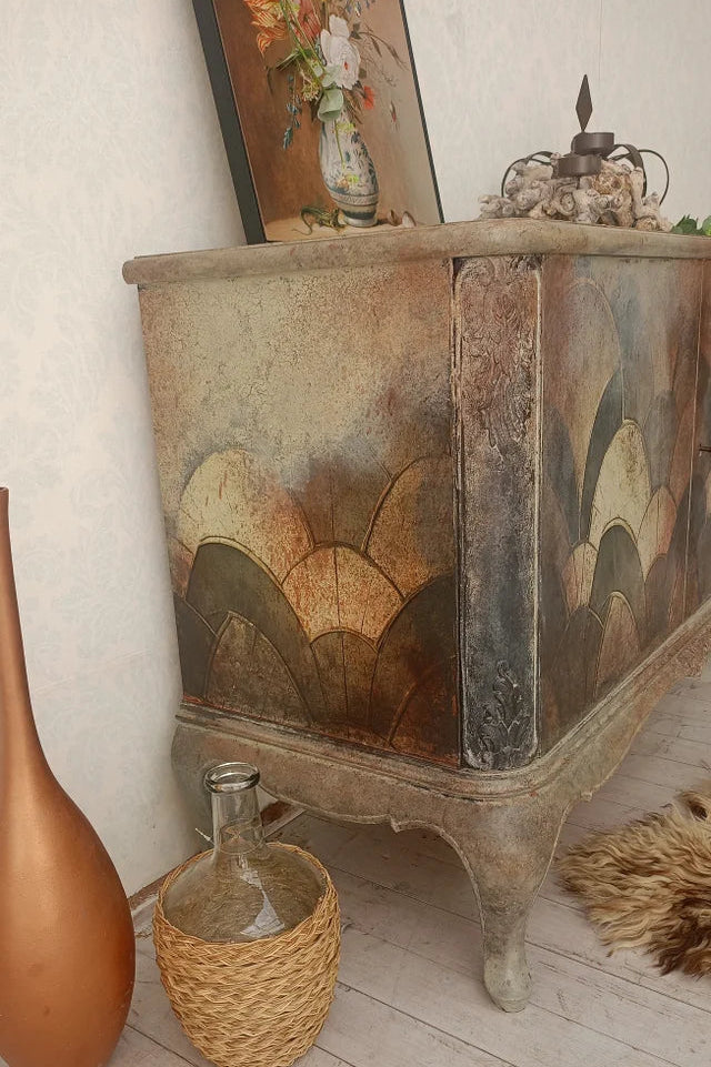 Holz Schrank Kommode Upcycled Antik Grunge - Re:design Unikat von Mö.beleben