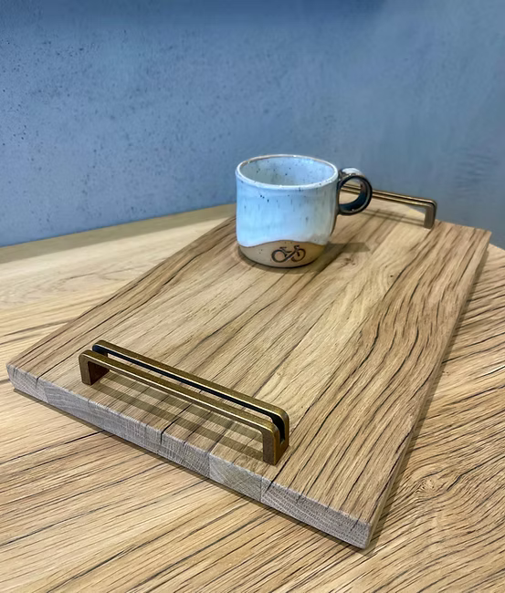 Originalaufnahme des Tablett Unikats Natur